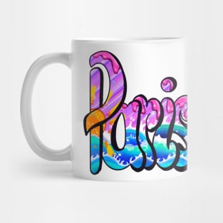 Paris name city France Mug